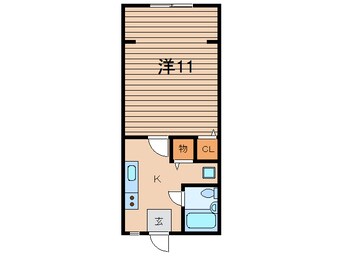 間取図 常磐線（東北地方）/相馬駅 徒歩5分 1階 築34年