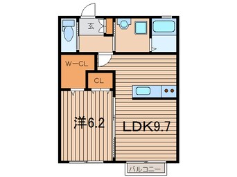 間取図 メゾネットⅡ・Ⅲ