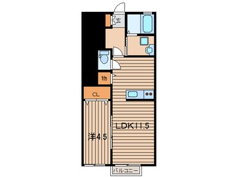 間取図 常磐線（東北地方）/相馬駅 徒歩18分 1階 築7年