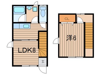 間取図 常磐線（東北地方）/相馬駅 徒歩27分 1-2階 築7年