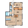 常磐線（東北地方）/相馬駅 徒歩21分 1階 築10年 3LDKの間取り