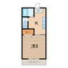 常磐線（東北地方）/相馬駅 徒歩6分 2階 築12年 1Kの間取り