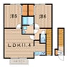 常磐線（東北地方）/相馬駅 徒歩28分 2階 築20年 2LDKの間取り