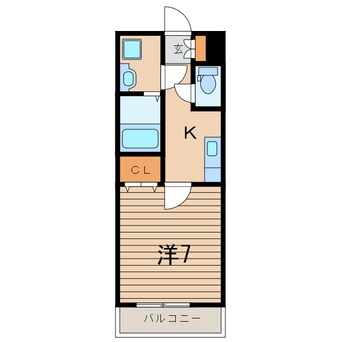間取図 常磐線（東北地方）/駒ケ嶺駅 徒歩31分 2階 築5年