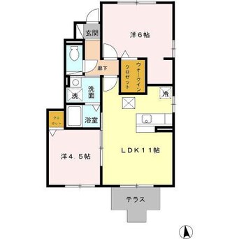 間取図 常磐線（東北地方）/相馬駅 徒歩13分 1階 築16年