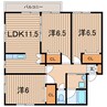 常磐線（東北地方）/相馬駅 徒歩15分 2階 築19年 3LDKの間取り