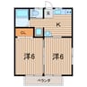 阿武隈急行/丸森駅 徒歩33分 1階 築41年 2Kの間取り