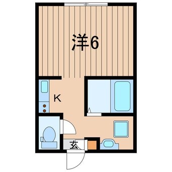 間取図 常磐線（東北地方）/原ノ町駅 徒歩35分 2階 築3年