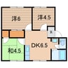 常磐線（東北地方）/原ノ町駅 徒歩17分 2階 築34年 3DKの間取り