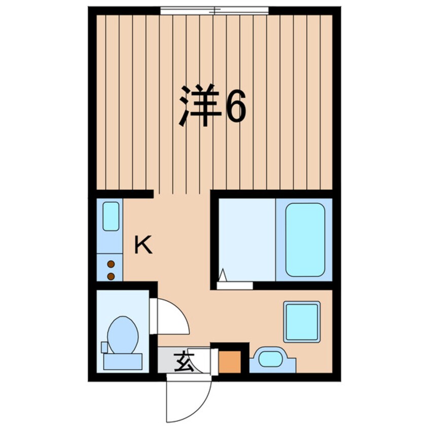 間取図 常磐線（東北地方）/原ノ町駅 徒歩35分 2階 築3年