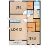 常磐線（東北地方）/相馬駅 徒歩19分 2階 築9年 2LDKの間取り