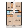 常磐線（東北地方）/相馬駅 徒歩19分 2階 築18年 3LDKの間取り