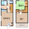 常磐線（東北地方）/相馬駅 徒歩20分 1-2階 築12年 2DKの間取り