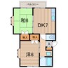 常磐線（東北地方）/相馬駅 徒歩40分 1階 築33年 2DKの間取り