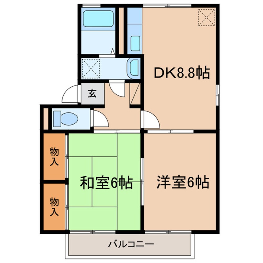 間取図 ロイヤルパレス新倉