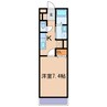 彩sai 1Kの間取り