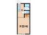 爪崎サンプラザ 1Kの間取り