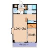サクセス21 1LDKの間取り