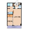サクセス21 1LDKの間取り