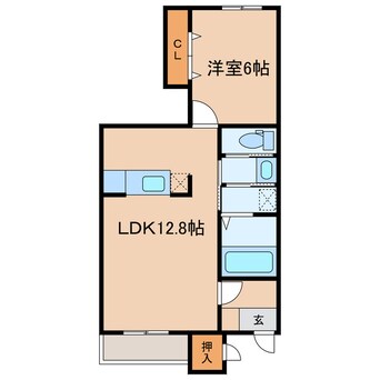 間取図 サン　グレイスAB