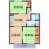シーサイドハウス 3DKの間取り