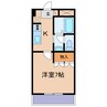ウエストヒルズ 1Kの間取り