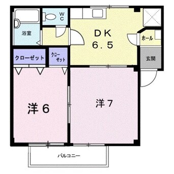 間取図 カサベルデBC