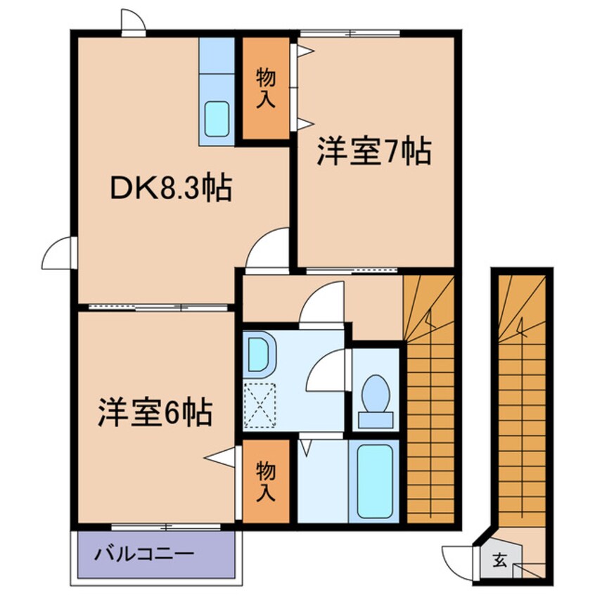 間取図 シェーン・バッハ