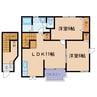 ブリーゼ 2LDKの間取り