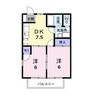 エトワール 2DKの間取り