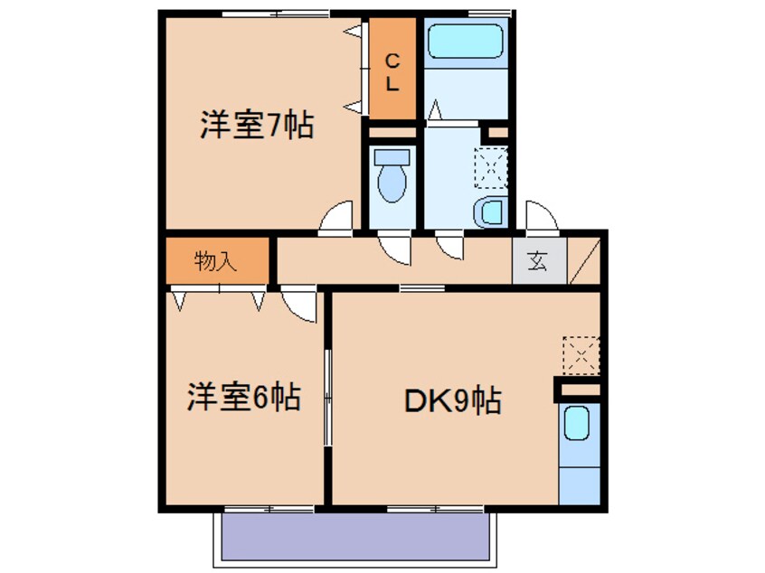 間取図 フローラルアヴェニュー