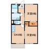 サンフォルムMarkⅠ･Ⅱ 2DKの間取り