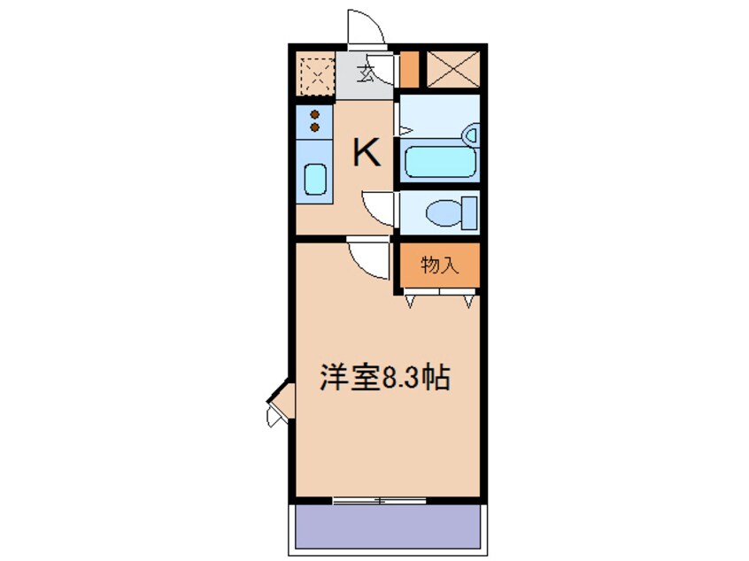 間取図 アムールパレスⅡ
