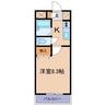 アムールパレスⅡ 1Kの間取り