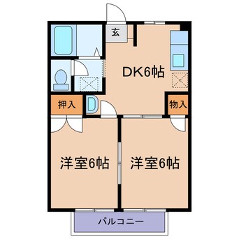 間取図 ニューシティ小野