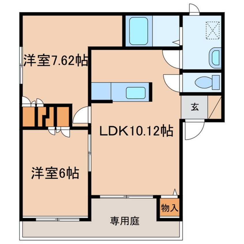 間取図 フルール上成