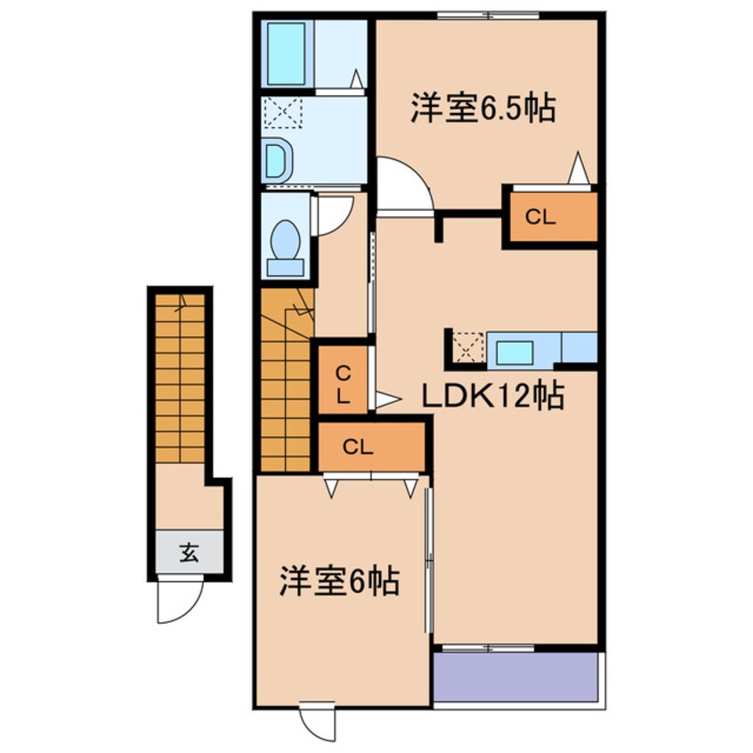 間取図 レジデンス　ヒロA・B