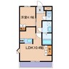 プロニティーMABI　2 1LDKの間取り