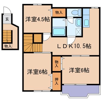 間取図 プレッソカルティエ