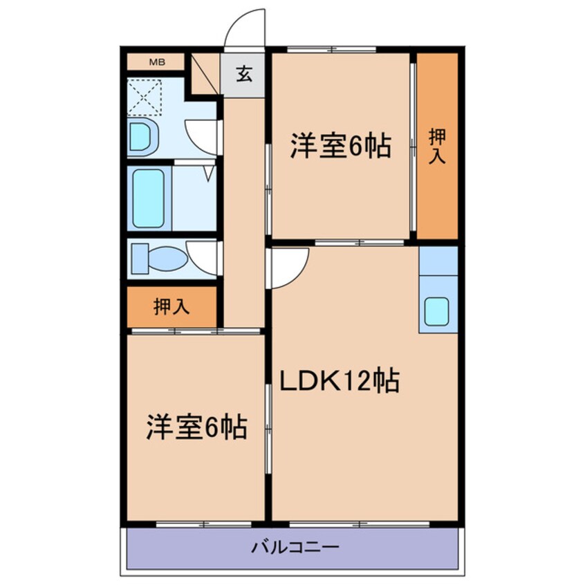 間取図 アムールパレス