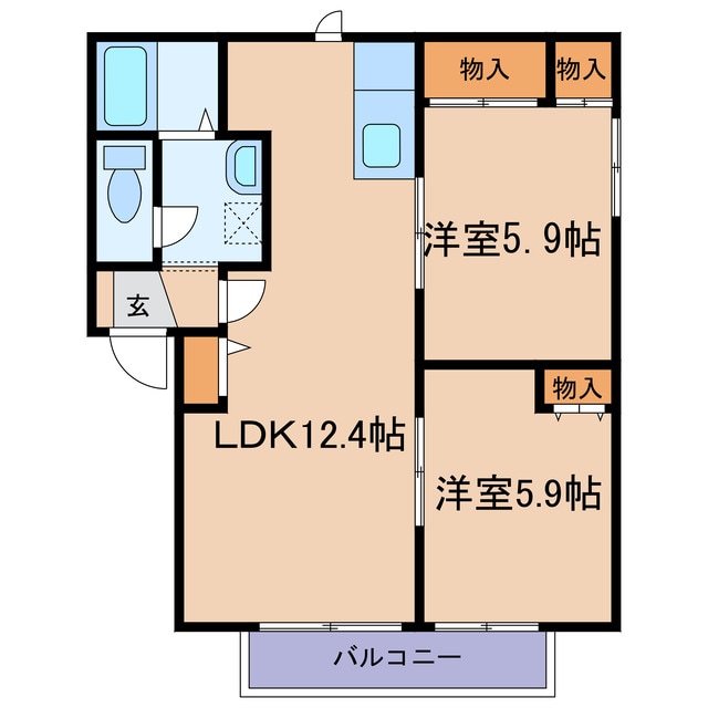 間取り図 コーポグレイス