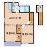 リュミエール 2LDKの間取り