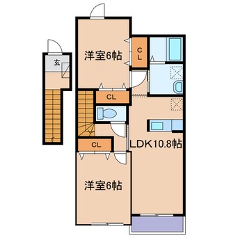 間取図 アドベントヒルズB