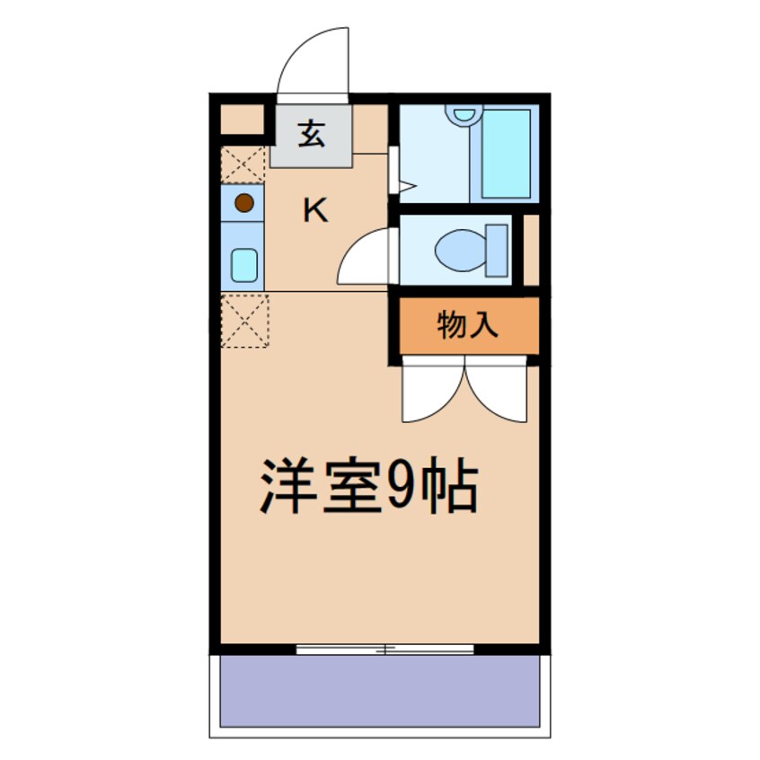 間取図 カーサベルデ1