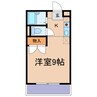 カーサベルデ1 1Rの間取り