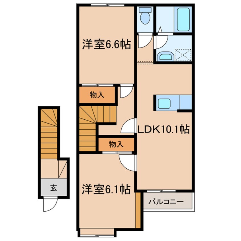 間取図 ソレアード・ハイム