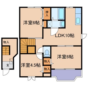 間取図 ムーントピアA