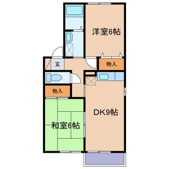 間取図 ファミール小野