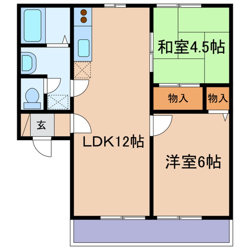 間取図 ベルガモット入江