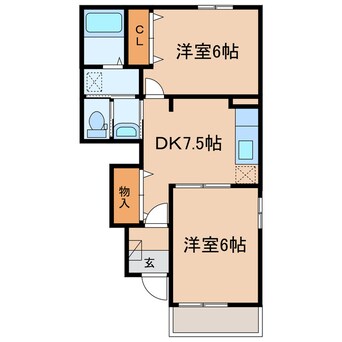 間取図 チェリーフレグランス